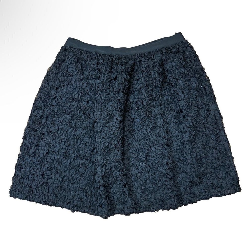 Moschino textured black mini skirt